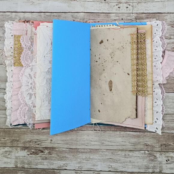 Pink Embellished Junk Journal: Flowers, Birds and Butterflies (Wish) - Picture 16 of 16